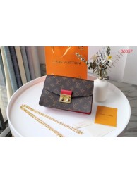 High Quality Louis Vuitton Monogram Canvas Original Chain bag M60357 red HY16476pR54