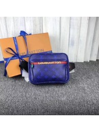 High Quality Louis Vuitton Monogram Canvas SAC CEINTRE waist pack PM M42828 Blue HY25601pR54