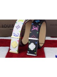 High Quality Louis Vuitton Monogram Multicolore Belt LV2935 White HY25966pR54