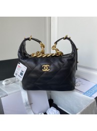 High Quality Replica Chanel Grained Calfskin AS2910 Gold-Tone Metal black HY554aR54