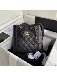 High Quality Replica Chanel Original Lather Shopping bag AS2295 black HY2379aR54