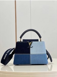 High Quality Replica Louis Vuitton denim CAPUCINES BB M59269 blue HY4204aR54