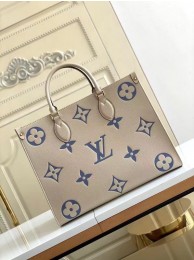 High Quality Replica Louis Vuitton ONTHEGO MM M45494 Cream & blue HY12234aR54