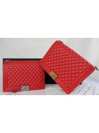 Hot Boy Chanel Flap Shoulder Bag Original Cannage Pattern A67087 Red HY6251Nm85
