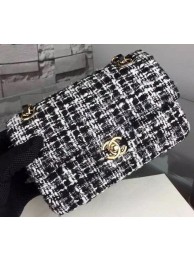 Hot Chanel Classic Flap Bag Original Fabric A1020 Black HY24649io40