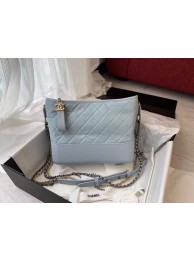 Hot Chanel gabrielle hobo bag A93824 light blue HY95cT87