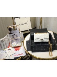 Hot Chanel Shoulder Bag Original Leather White AS0874 Gold HY18444io40