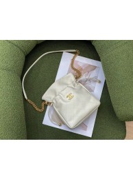Hot Chanel SMALL Lambskin Shoulder Bag SS2088 white HY21729io40