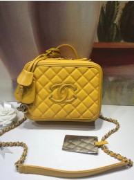 Hot Chanel Vanity Case Original A93343 yellow HY26474io40