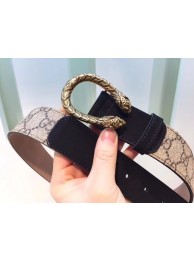 Hot Gucci 35MM Leather Belt 414516 Black HY12870cT87
