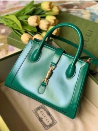 Hot Gucci Jackie 1961 medium tote bag 649016 green HY4840cT87