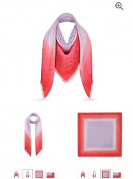 Hot Louis vuitton Cashmere scarf Monogram flower pattern MP2183 rose Scarf HY5570cT87