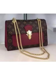 Hot Louis Vuitton Monogram Canvas PALLAS CHAIN Bag M41731 Burgundy HY14646Nm85