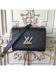 Hot Louis vuitton original epi leather TWIST MM M50332 black HY8441Nm85