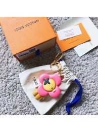 Hot Louis vuitton VIVIENNE BAG CHARM AND KEY HOLDER M63077 pink HY18079io40