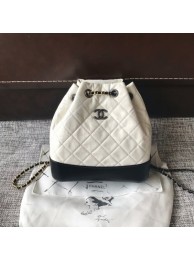 Hot Replica Chanel 2018 Original Calfskin Leather Backpack 81229 White HY1149wR89
