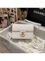 Hot Replica Chanel Flap Shoulder Bag Grained Calfskin AS3002 white HY7354wR89
