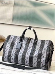 Hot Replica Louis vuitton KEEPALL BANDOULIERE 50 N40567 black HY8814wR89