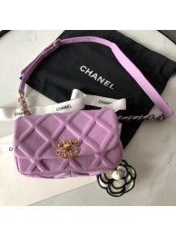 Imitation 1:1 Chanel 19 Bodypack AS1163 Lavender HY8523LT32