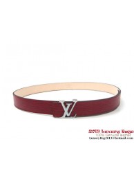 Imitation 1:1 Louis Vuitton Epi Leather Belts M9606V Red HY26043LT32