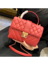 Imitation AAA Chanel Calfskin & Gold-Tone Metal AS0804 red HY7153RP55