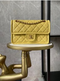 Imitation AAA Chanel flap bag Grained Calfskin AS2357 yellow HY13723RP55