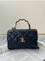 Imitation AAA Chanel mini flap bag with top handle AS2477 Royal Blue HY4598RP55