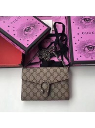 Imitation AAA Gucci Dionysus GG Supreme Shoulder Bag 401231 Apricot&red HY4233RP55
