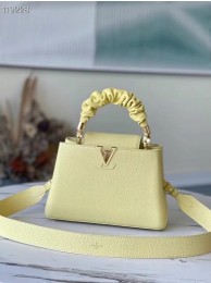 Imitation AAA Louis Vuitton CAPUCINES PM M58587 Ginger Yellow HY27023kf15