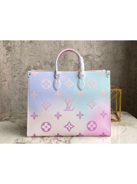 Imitation AAA Louis Vuitton ONTHEGO GM Dip Dye Pastel M46076 Pink&Blue HY20088kf15