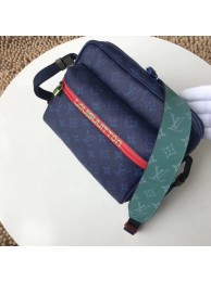 Imitation AAA Louis Vuitton Original Monogram Canvas Original MESSENGER M43843 blue HY10073RP55