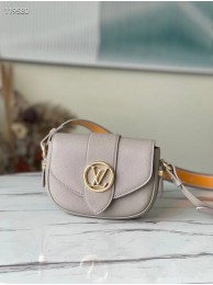 Imitation AAA Louis Vuitton PONT 9 SOFT PM M58728 grey HY20818kf15
