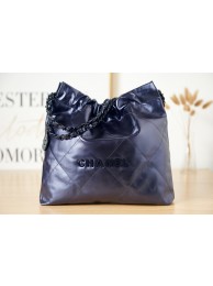 Imitation CHANEL 22 HANDBAG AS3260 Navy Blue HY24560EY79