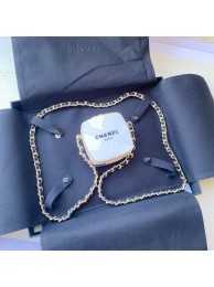 Imitation Chanel Box Shoulder Bag C5690 White HY11667SU58