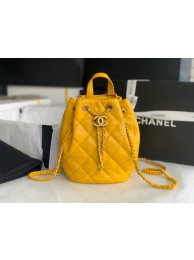Imitation Chanel Calfskin Backpack Original Leather AS3211 yellow HY11420EY79