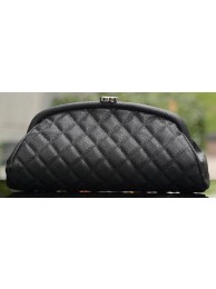 Imitation Chanel Clutch Cannage Pattern A32342 Black HY17190QN34