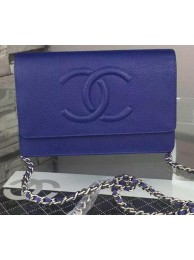 Imitation Chanel Flap Shoulder Bag Cannage Pattern A5373 Blue HY2177SU58