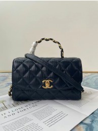 Imitation Chanel mini flap bag with top handle AS2478 Royal Blue HY20780zn33