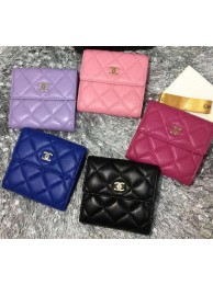 Imitation Chanel mini Tri-Fold Wallet Sheepskin Leather A48980 HY25062Oz49