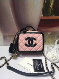 Imitation Chanel mini Vanity Case Original A93342 pink HY20844SU87