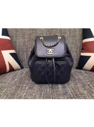 Imitation Chanel Original Leather Backpack CHA2590 Black HY1590KV93