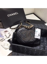Imitation Chanel Original Small classic Sheepskin camera bag AS1511 black HY15968RC38