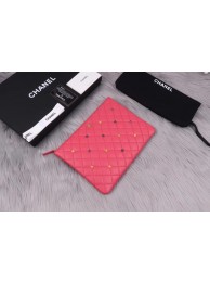 Imitation Chanel pouch Lambskin & Gold-Tone Metal A81619 Pink HY26986sJ18