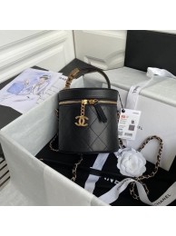 Imitation Chanel vanity case AS2061 black HY12795Za30