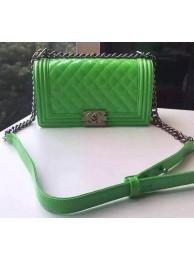 Imitation Cheap Boy Chanel Flap Shoulder Bag Sheepskin Leather A67189 Green HY11333fV17