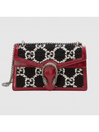 Imitation Cheap Gucci Dionysus GG Original tweed Shoulder Bag 400249 black HY23743fV17