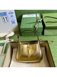 Imitation Cheap Gucci Jackie 1961 lame mini bag 675799 gold HY14983fV17