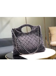 Imitation Fashion CHANEL Denim 31 Shopping bag AS1407 grey HY19649kd19