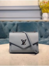 Imitation Fashion Louis Vuitton MYLOCKME BB M51418 light blue HY4684kd19