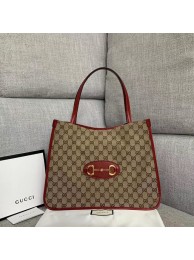 Imitation Gucci 1955 Horsebit tote bag 623694 red HY3025EY79